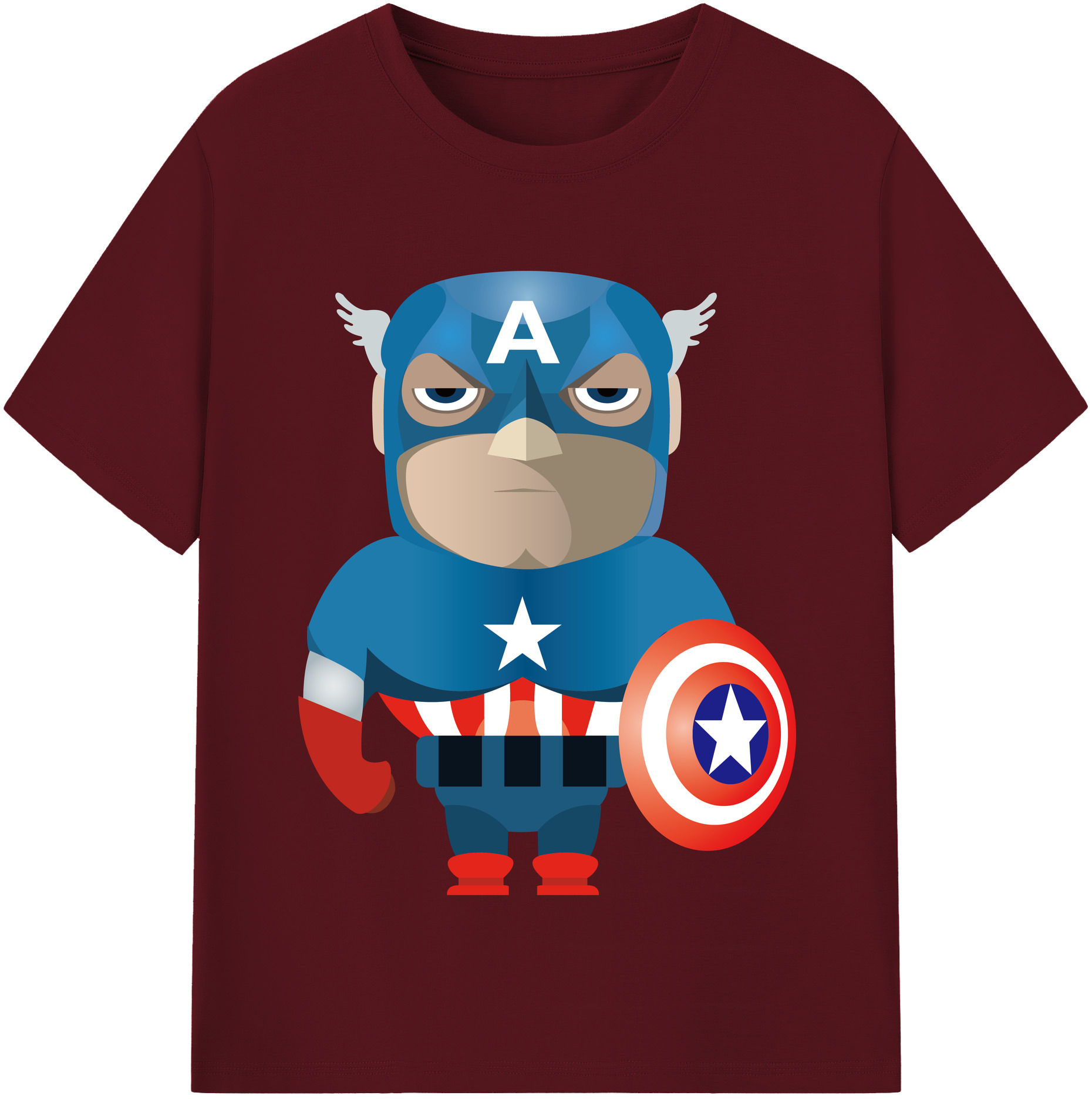 （画像用） アベンジャーズ The Avengers 綿100％半袖Tシャツ（フロントプリント）